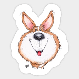 Corgi Dog Sticker